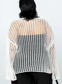 Princess Polly The Kennedy Sweatercurve White Best Sale