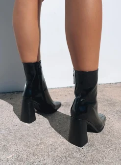 Princess Polly The Kia Boots Black Cheap