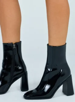 Princess Polly The Kia Boots Black Cheap