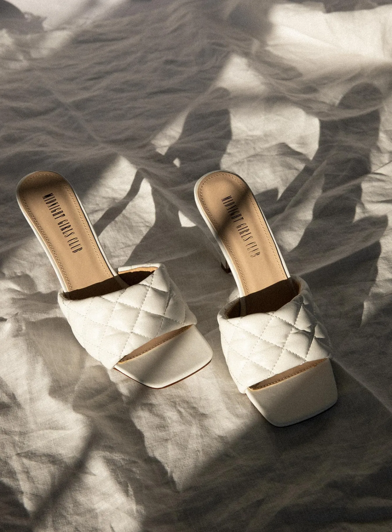 Princess Polly The Leigh Heels White Sale