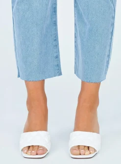 Princess Polly The Leigh Heels White Sale