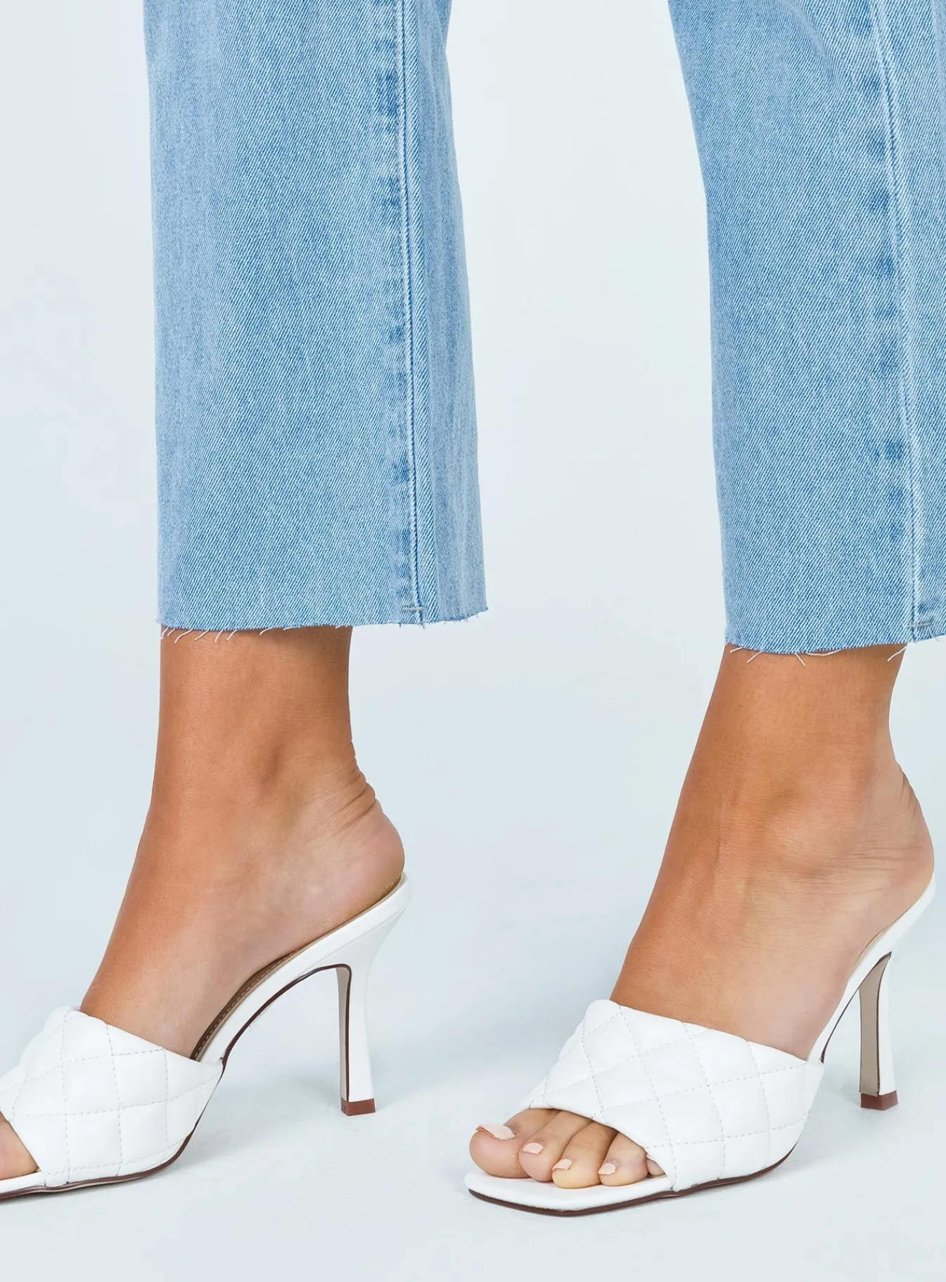 Princess Polly The Leigh Heels White Sale