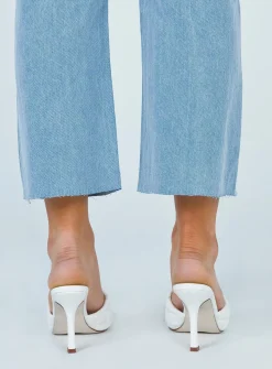 Princess Polly The Leigh Heels White Sale