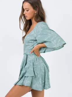 Princess Polly The Louie Romper Sage Fashion