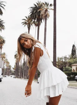Princess Polly The Love Galore Romper  White Online