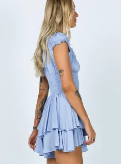 Princess Polly The Love Galore Romper Blue Fashion