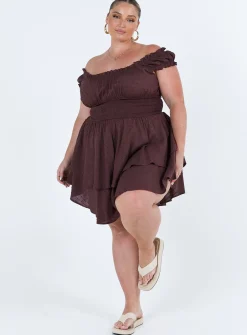 Princess Polly The Love Galore Rompercurve   Brown Best