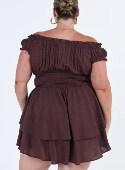 Princess Polly The Love Galore Rompercurve   Brown Best