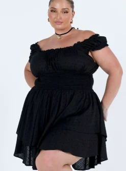 Princess Polly The Love Galore Rompercurve   Black Discount