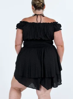Princess Polly The Love Galore Rompercurve Black Discount