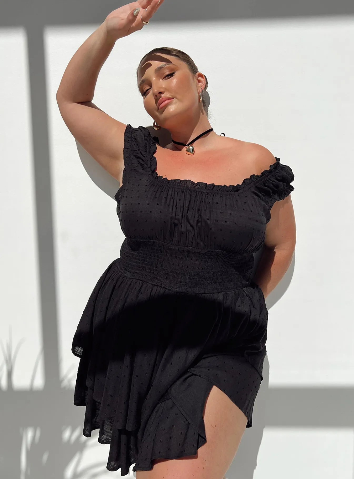 Princess Polly The Love Galore Rompercurve Black Discount