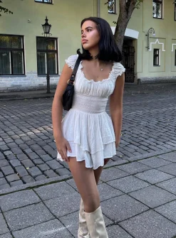 Princess Polly The Love Galore Romperlower Impact   White Best Sale