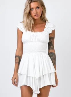 Princess Polly The Love Galore Romperlower Impact   White Best Sale