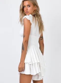 Princess Polly The Love Galore Romperlower Impact   White Best Sale