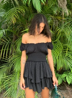 Princess Polly The Love Galore Rompertall   Black Best Sale