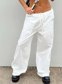 Princess Polly The Niel Pants  White Online
