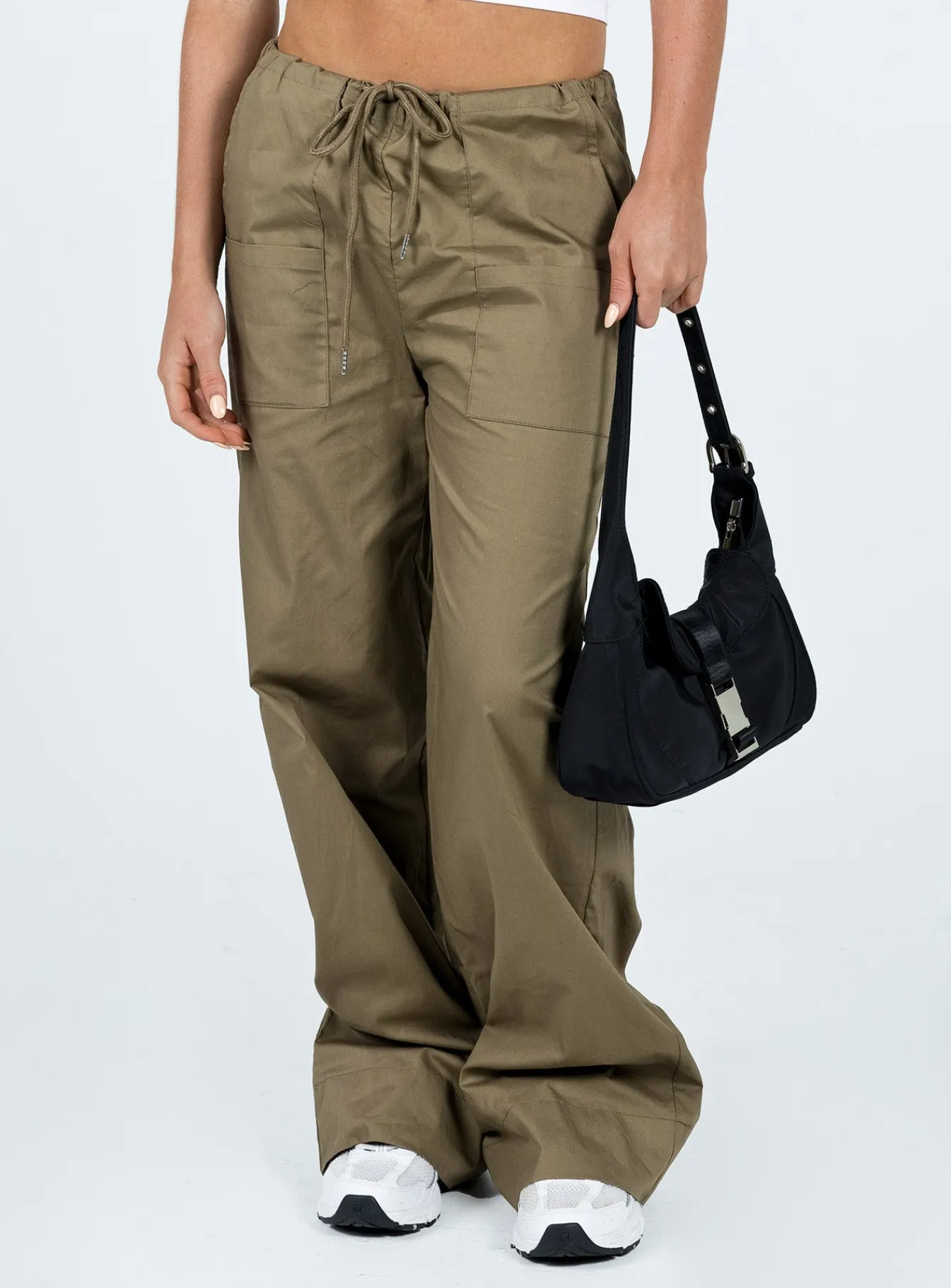 Princess Polly The Niel Pants Khaki Best