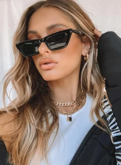 Princess Polly The Octavia Sunglasses  Black Shop
