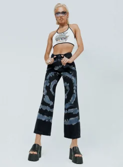 Princess Polly The Ragged Priest Beyond Denim Jeans Black   Black / Blue Best