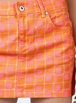 Princess Polly The Ragged Priest Doll Mini Skirt Orange Outlet