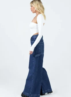 Princess Polly The Ragged Priest New Midsweeper Organic Blue Cheap