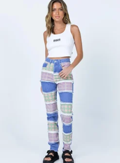 Princess Polly The Ragged Priest Vision Jeans Multi Flash Sale