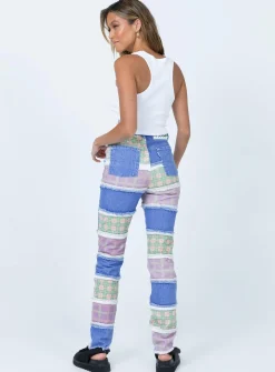 Princess Polly The Ragged Priest Vision Jeans Multi Flash Sale