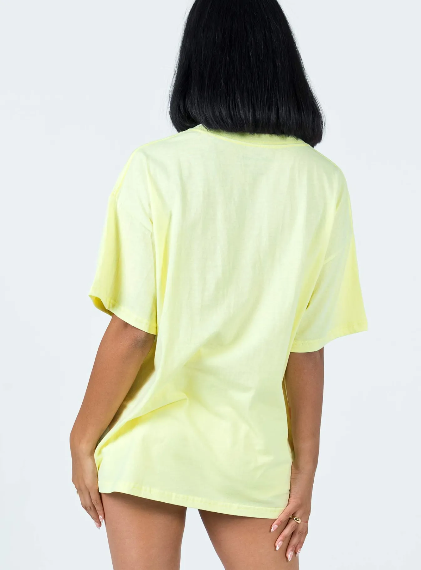 Princess Polly The Rolling Stones Start Me Up Oversized Tee Green Cheap