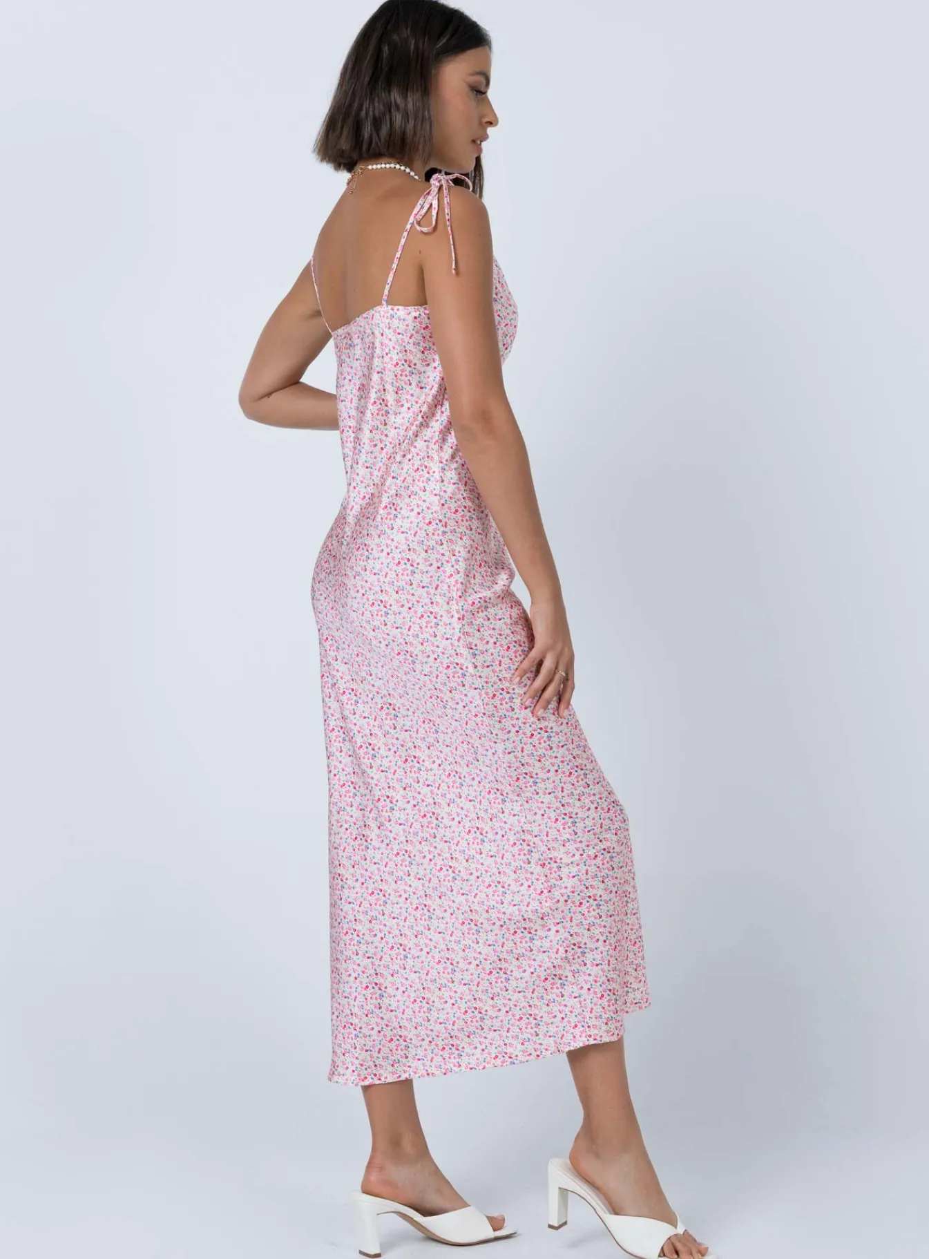 Princess Polly The Veronica Midi Dress Pink Cheap