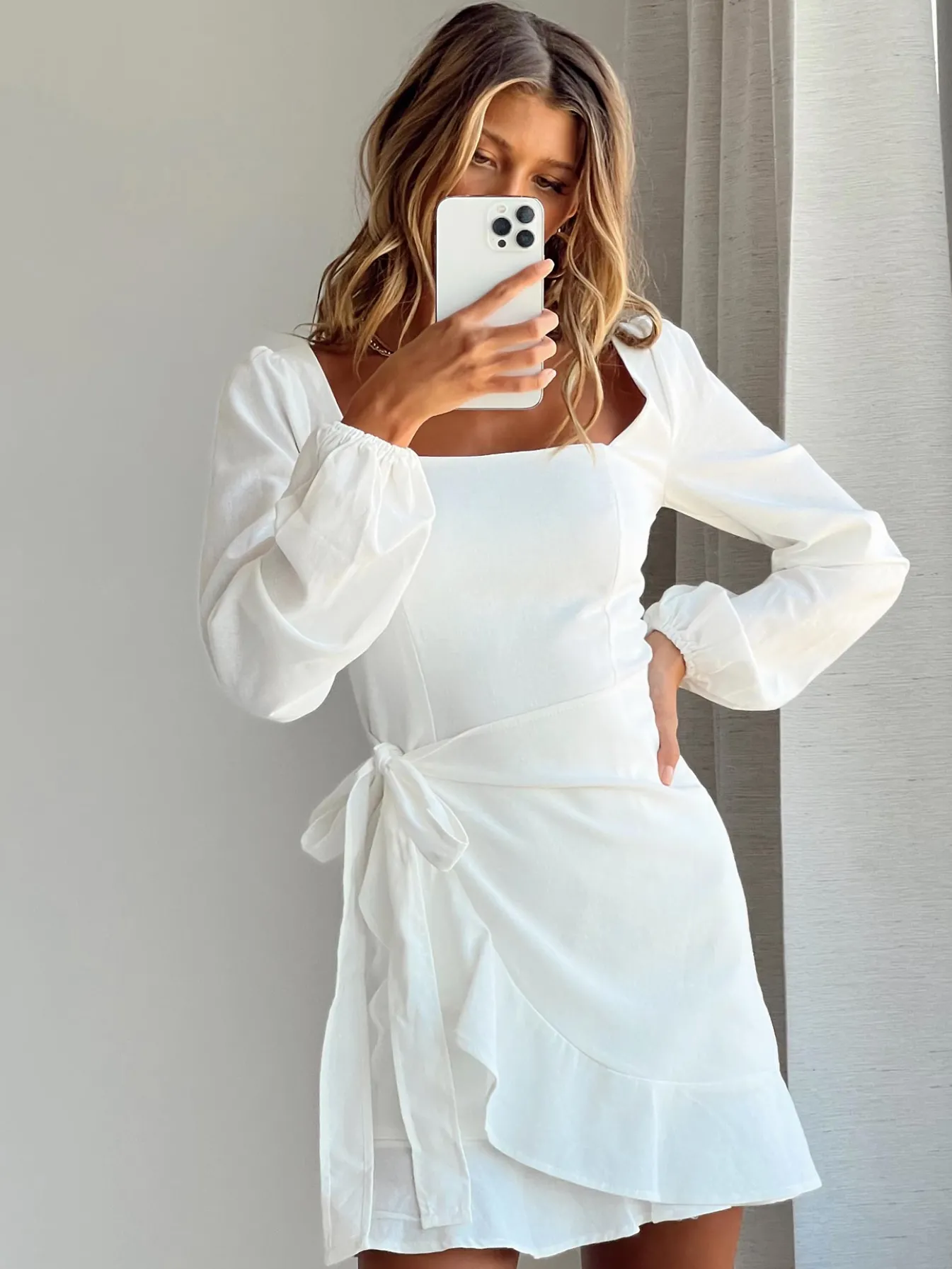 Princess Polly The Villa Mini Dress White Online