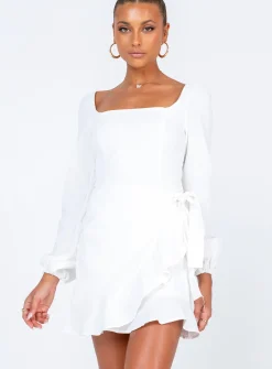 Princess Polly The Villa Mini Dress White Online