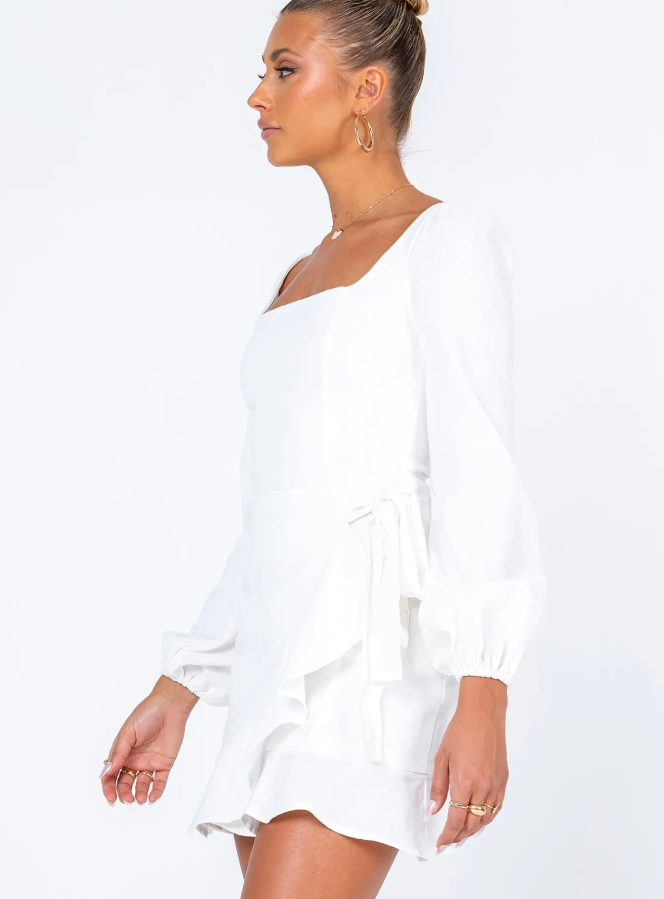 Princess Polly The Villa Mini Dress White Online