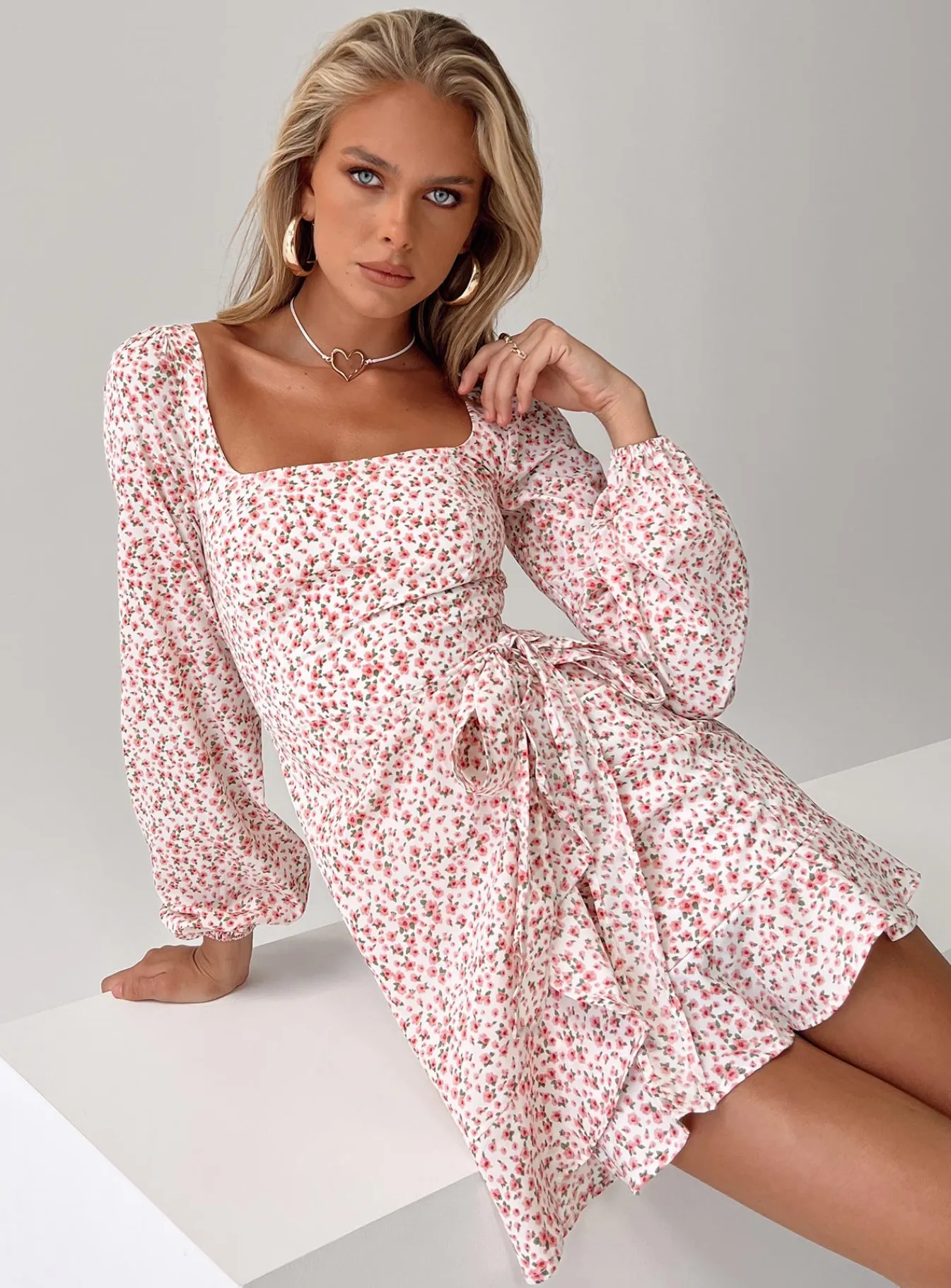 Princess Polly The Villa Mini Dress Floral Store