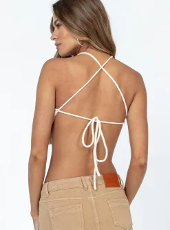 Princess Polly Tilli Top  Cream Cheap