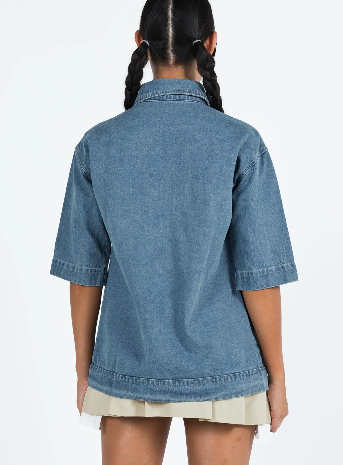Princess Polly Tilse Jacket Denim Clearance