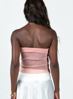 Princess Polly Tinker Top Pink Cheap