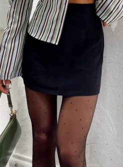 Princess Polly Tiny Spots Stockings Black Online