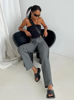 Princess Polly Titius Pants Slate Clearance