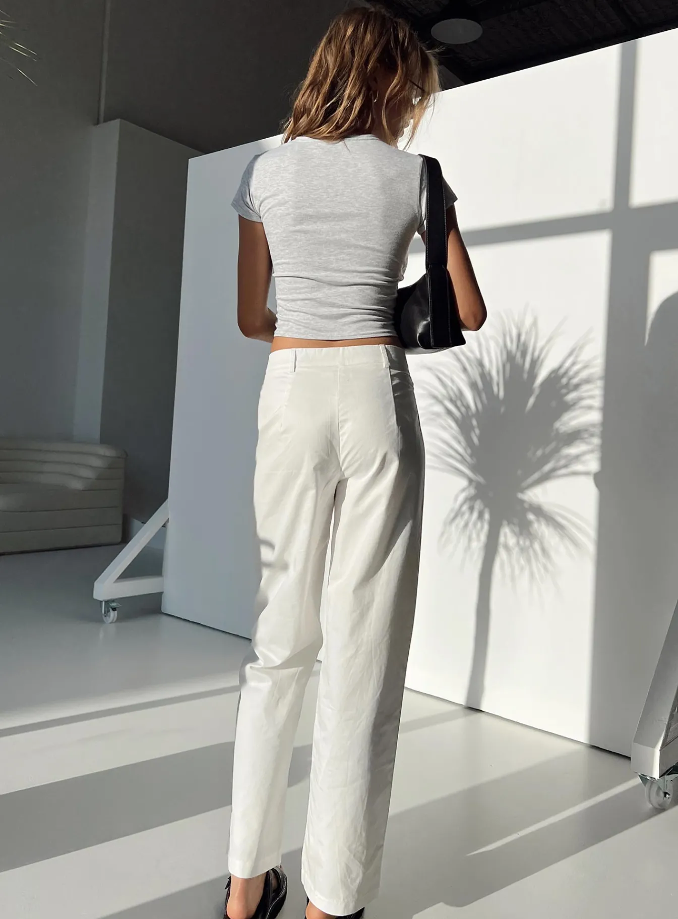 Princess Polly Titius Pants Solid White Store