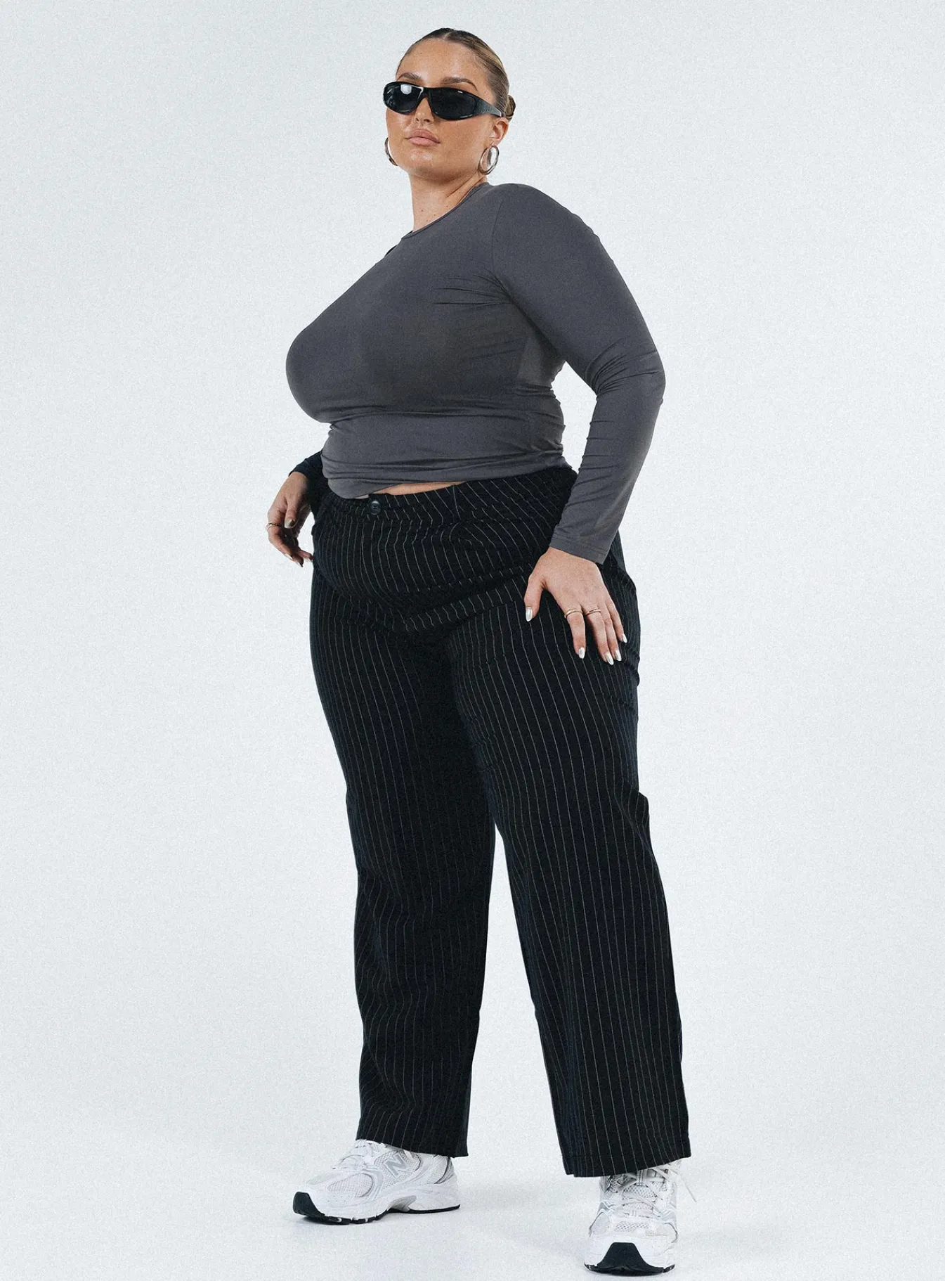 Princess Polly Titius Pantscurve Black Discount