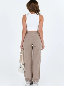 Princess Polly Titius Pantspetite   Beige Clearance