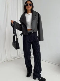Princess Polly Titius Panttall   Navy Shop