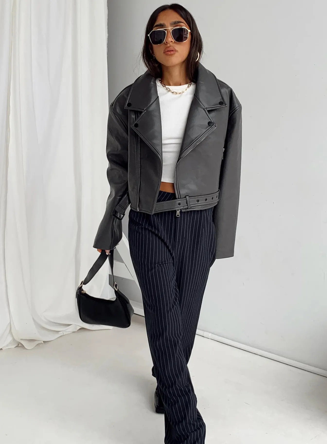 Princess Polly Titius Panttall Navy Shop