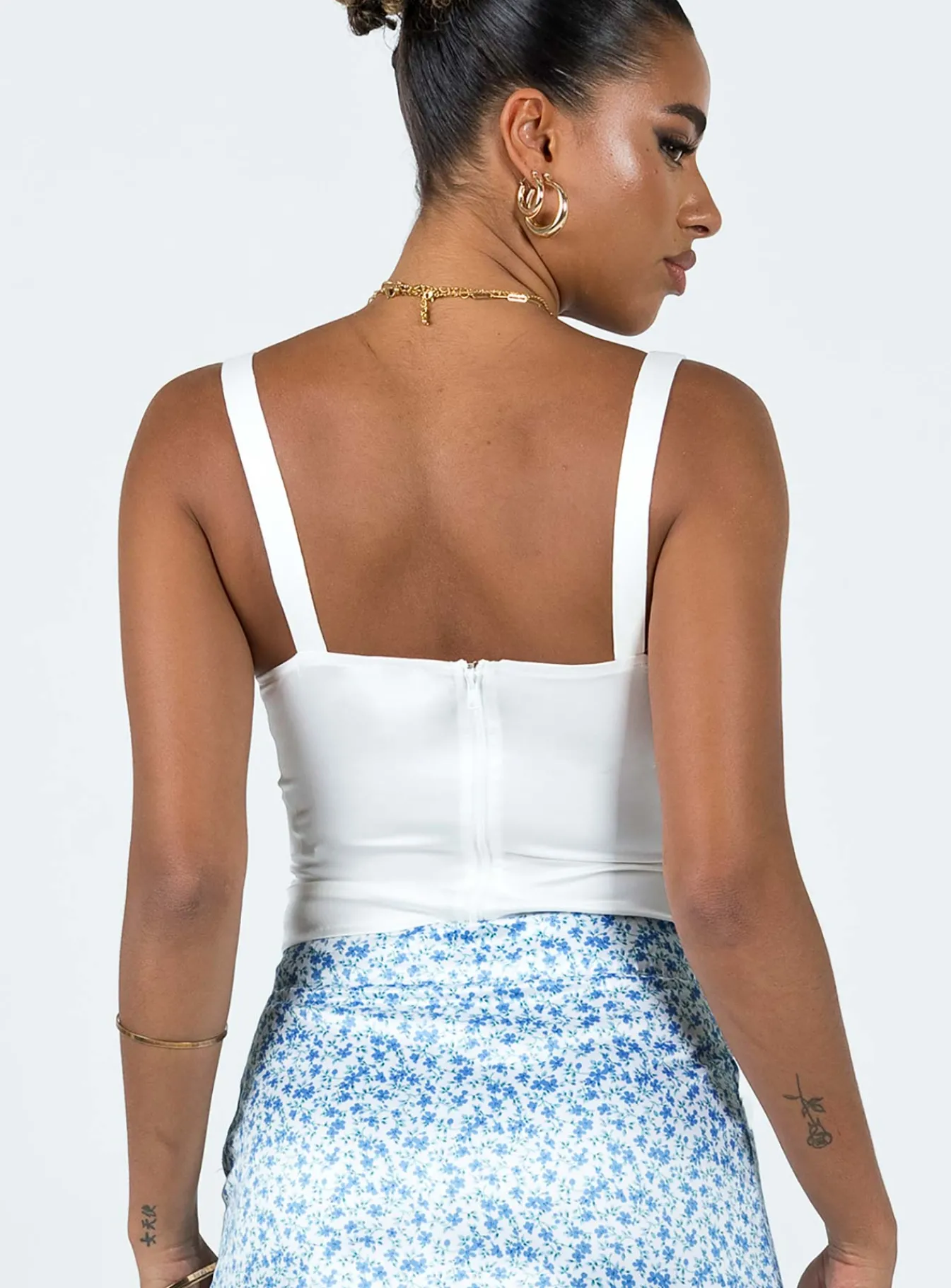 Princess Polly Tomkins Corset Top White Hot