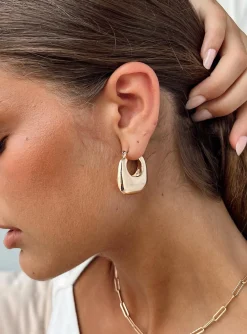 Princess Polly Toscan Earrings  Gold Store