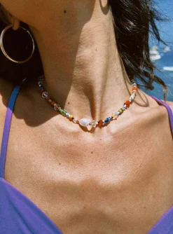 Princess Polly Totem Beaded Necklace  Multi Best
