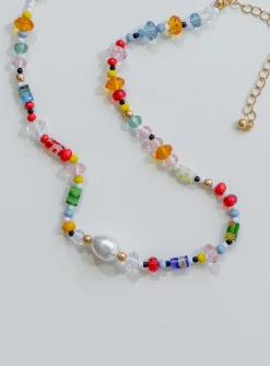 Princess Polly Totem Beaded Necklace Multi Best