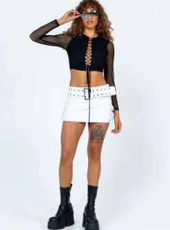 Princess Polly Tracie Long Sleeve Top Black Fashion