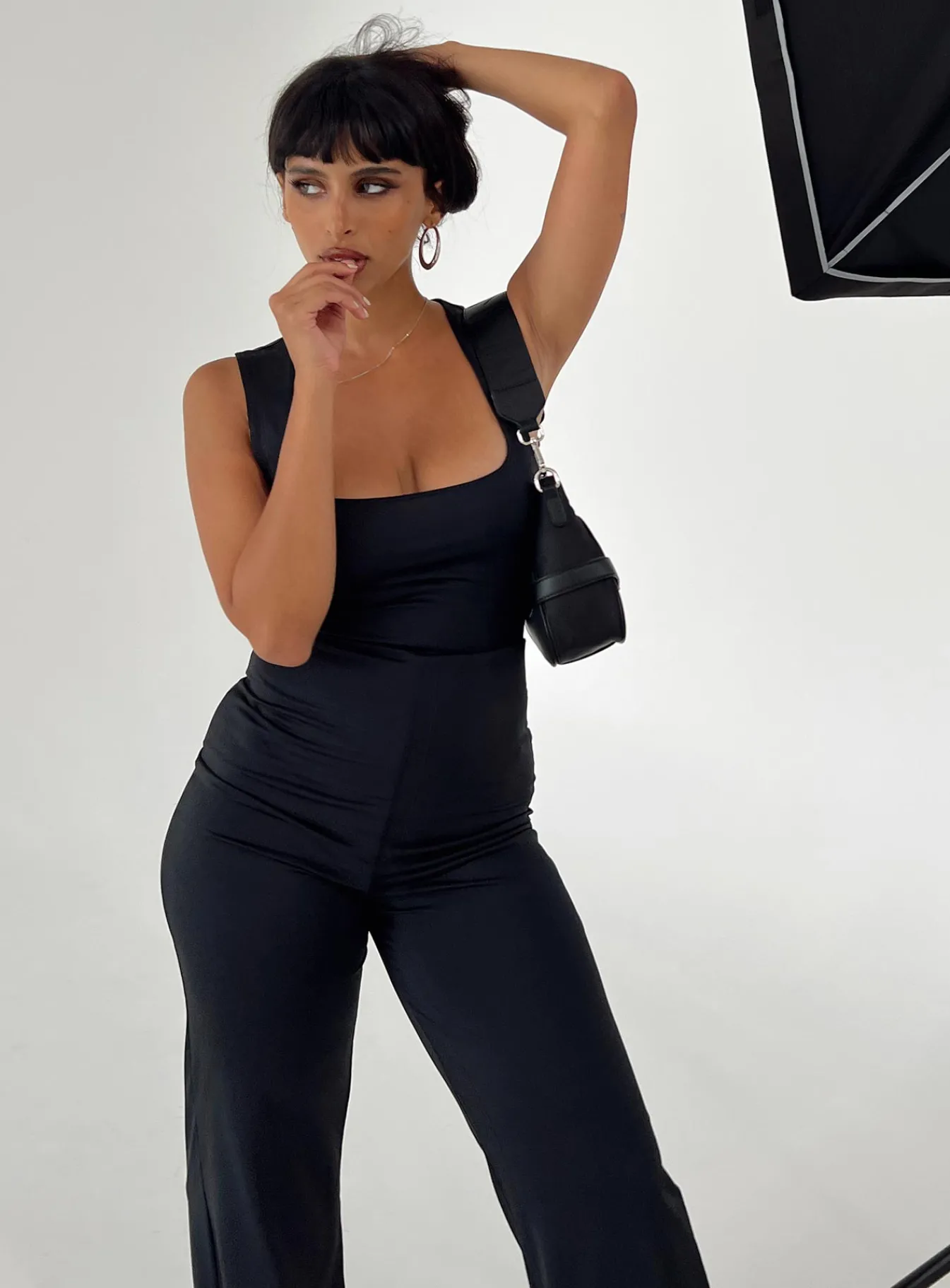 Princess Polly Tressi Long Catsuit Black Hot
