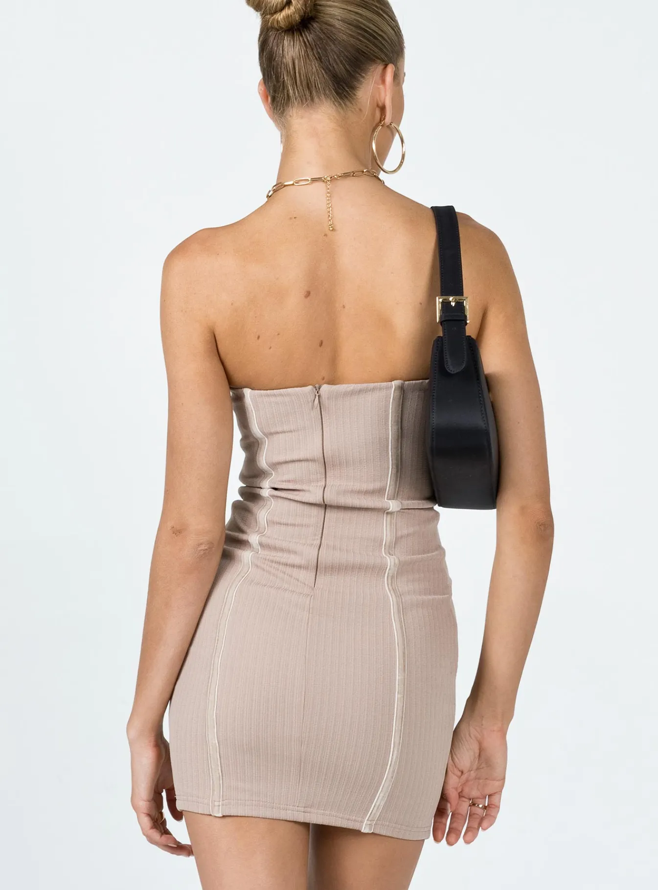 Princess Polly Tristian Mini Dress Brown Flash Sale